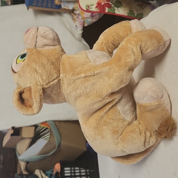 Genuine Authentic Disney Lion King Stuffed Nala Plush Animal Toy 15" Long - Picture 4 of 4